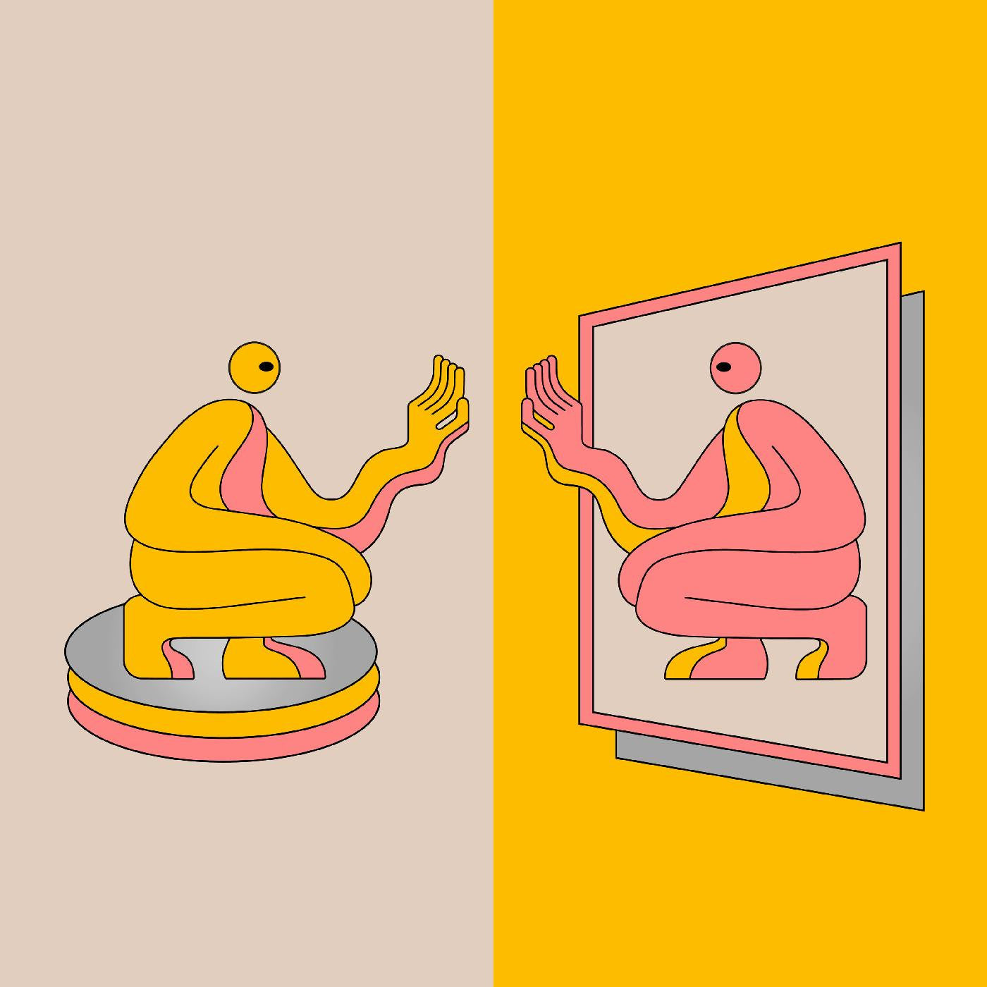 Mirrors (Colored Vinyl, Pink, Yellow, Indie Exclusive) Vinyl Record