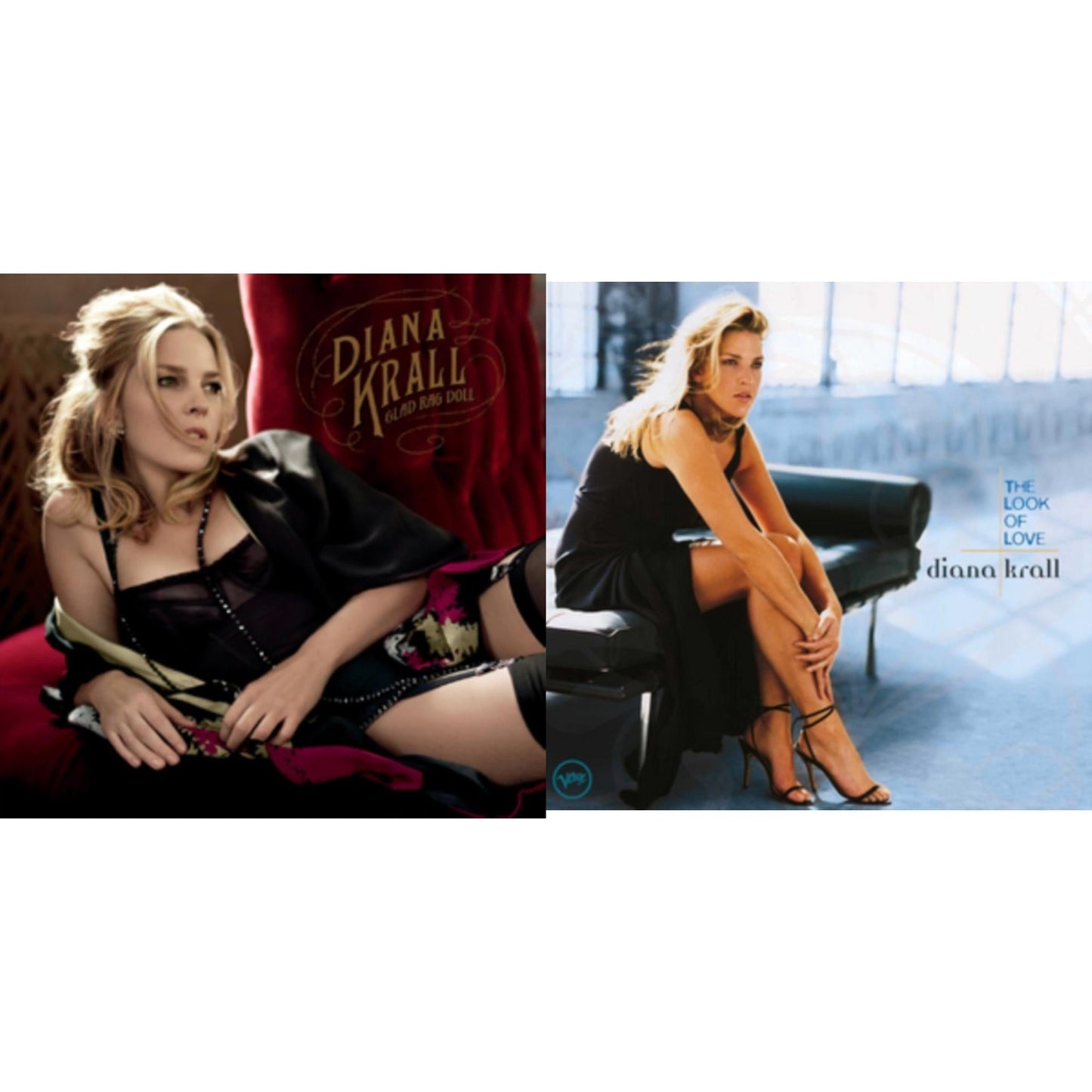 Diana Krall - Glad Rag Doll & Look Of Love - LP Vinyl Bundle