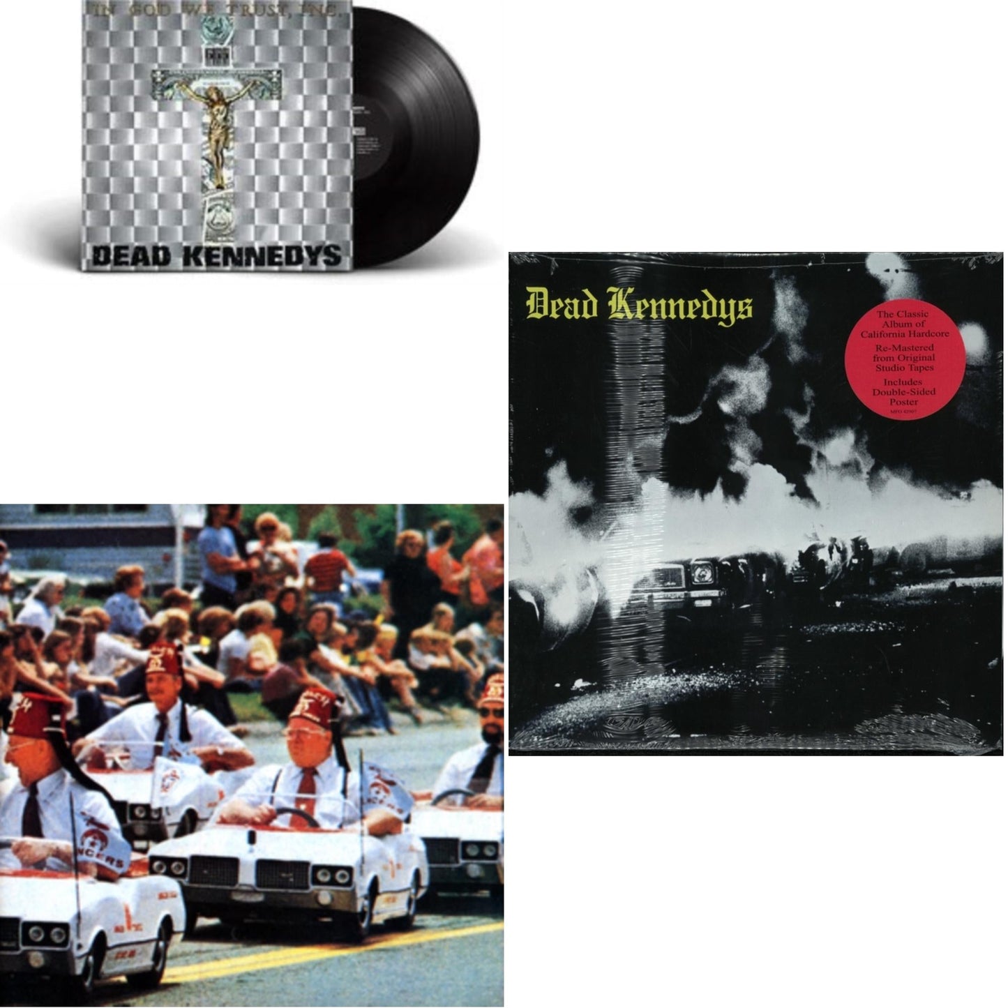 Dead Kennedys - Fresh Fruit For Rotting Vegetables & In God We Trust (140G) & Frankenchrist (Blue LP Vinyl)