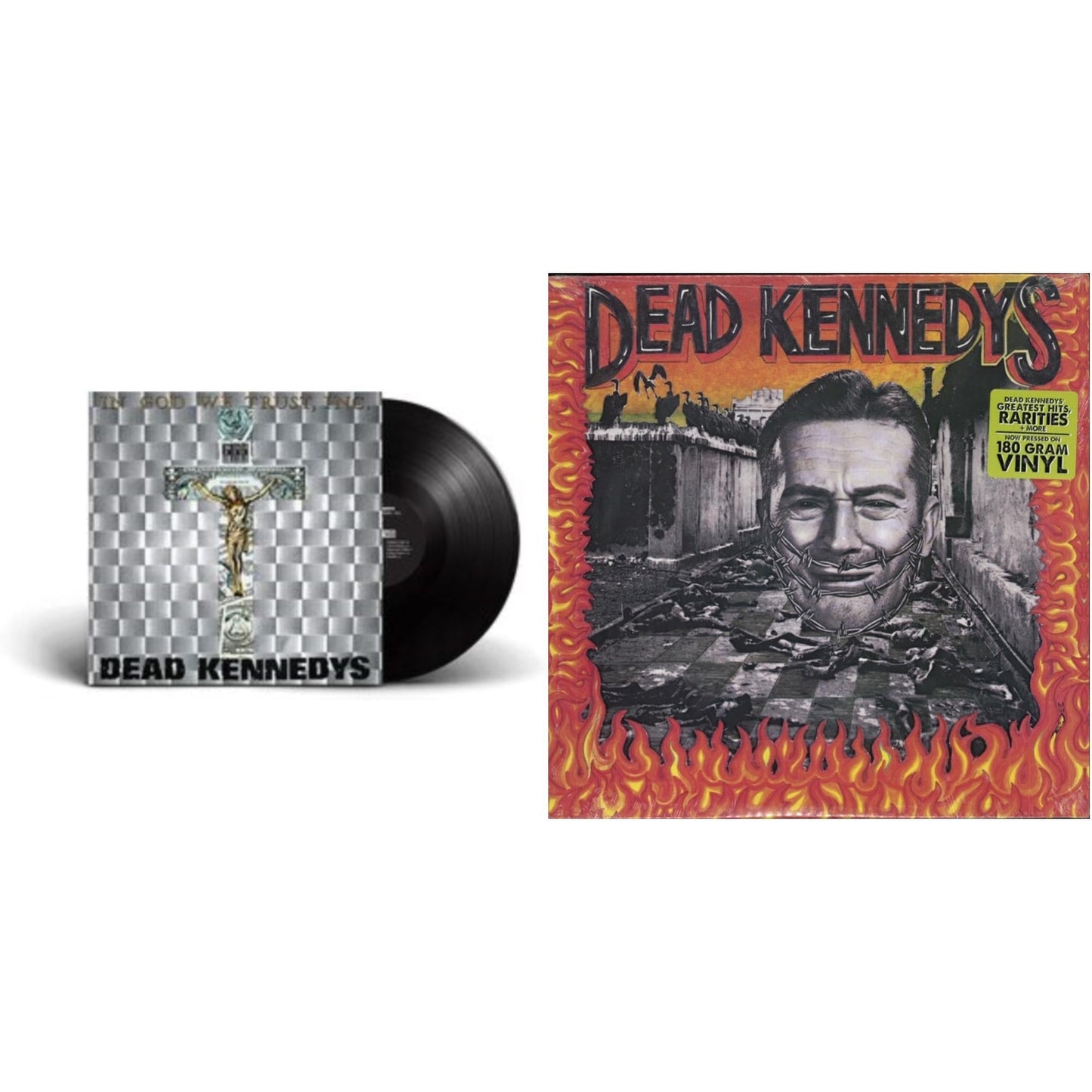 Dead Kennedys - Give Me Convenience (180G) & In God We Trust (140G) - LP Vinyl Bundle