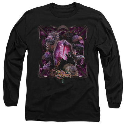 Dark Crystal Lust For Power Mens Long Sleeve Shirt Black Officially Licensed Officially Licensed