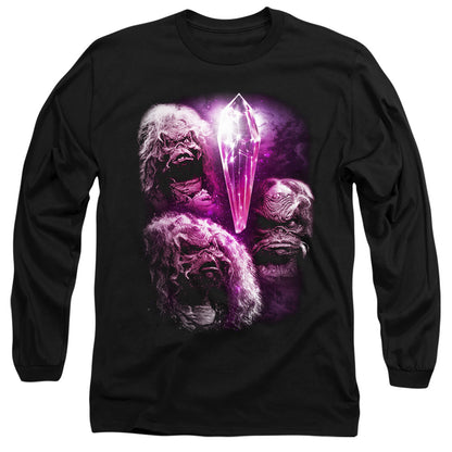Dark Crystal Howling Mens Long Sleeve Shirt Black Officially Licensed Officially Licensed
