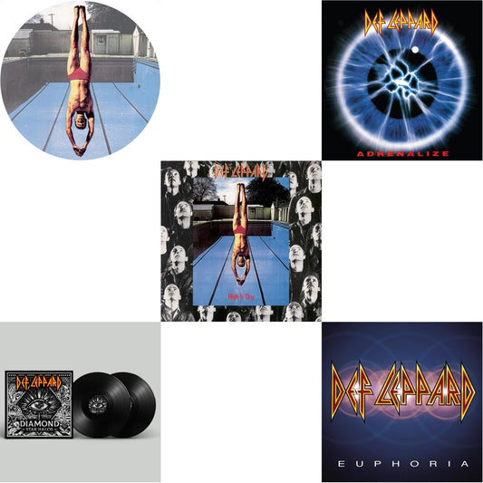 Def Leppard - High 'N' Dry (Picture Dsic) & Diamond Star Halos (2LP) & High N Dry & Adrenalize (2LP) & Euphoria (2LP)