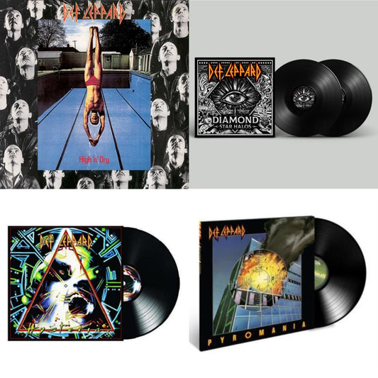 Def Leppard - Diamond Star Halos (2LP) & High N Dry & Hysteria (2 LP) & Pyromania