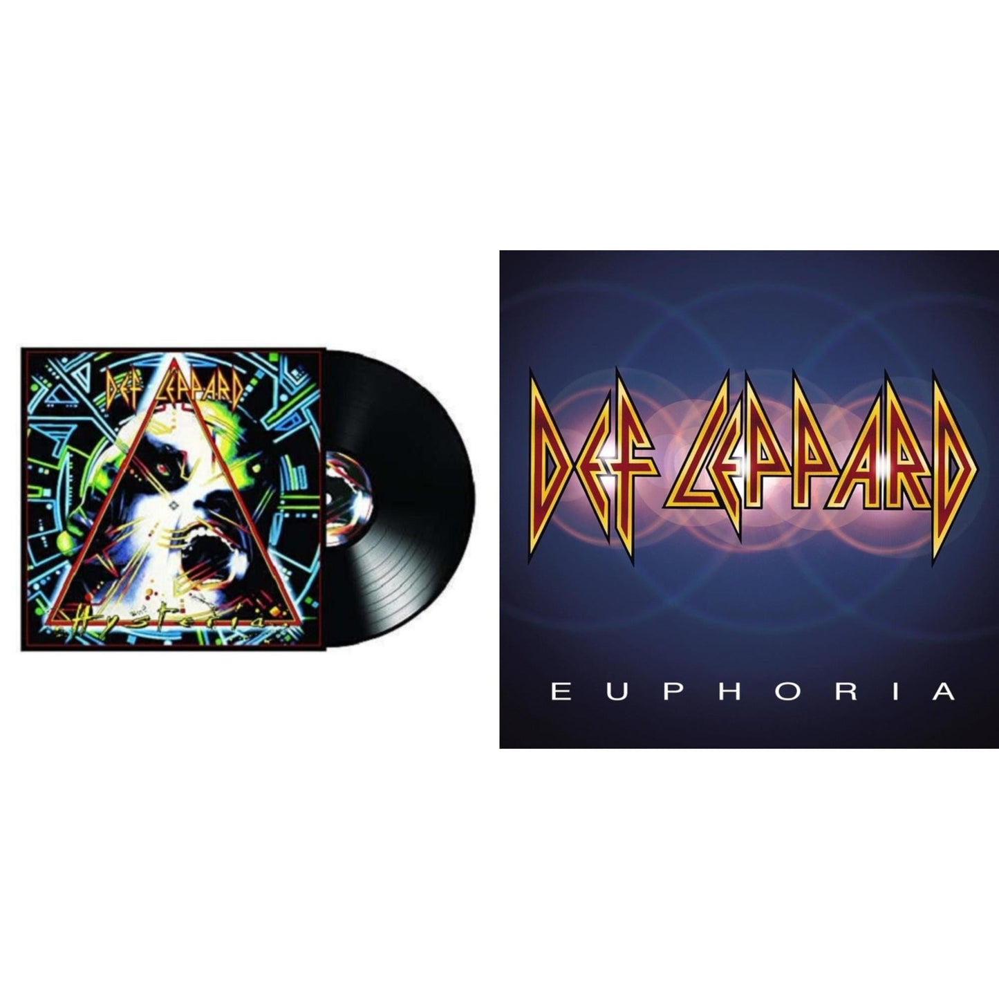 Def Leppard - Hysteria (2 LP) & Euphoria (2LP)