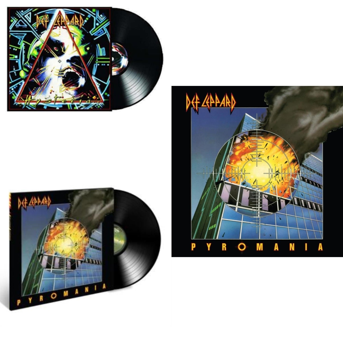 Def Leppard - Hysteria (2 LP) & Pyromania & Pyromania (40Th Anniversary) (Deluxe/2LP)