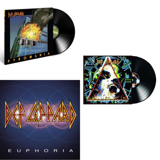 Def Leppard - Hysteria (2 LP) & Pyromania & Euphoria (2LP)