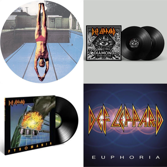 Def Leppard - High 'N' Dry (Picture Dsic) & Diamond Star Halos (2LP) & Pyromania & Euphoria (2LP)