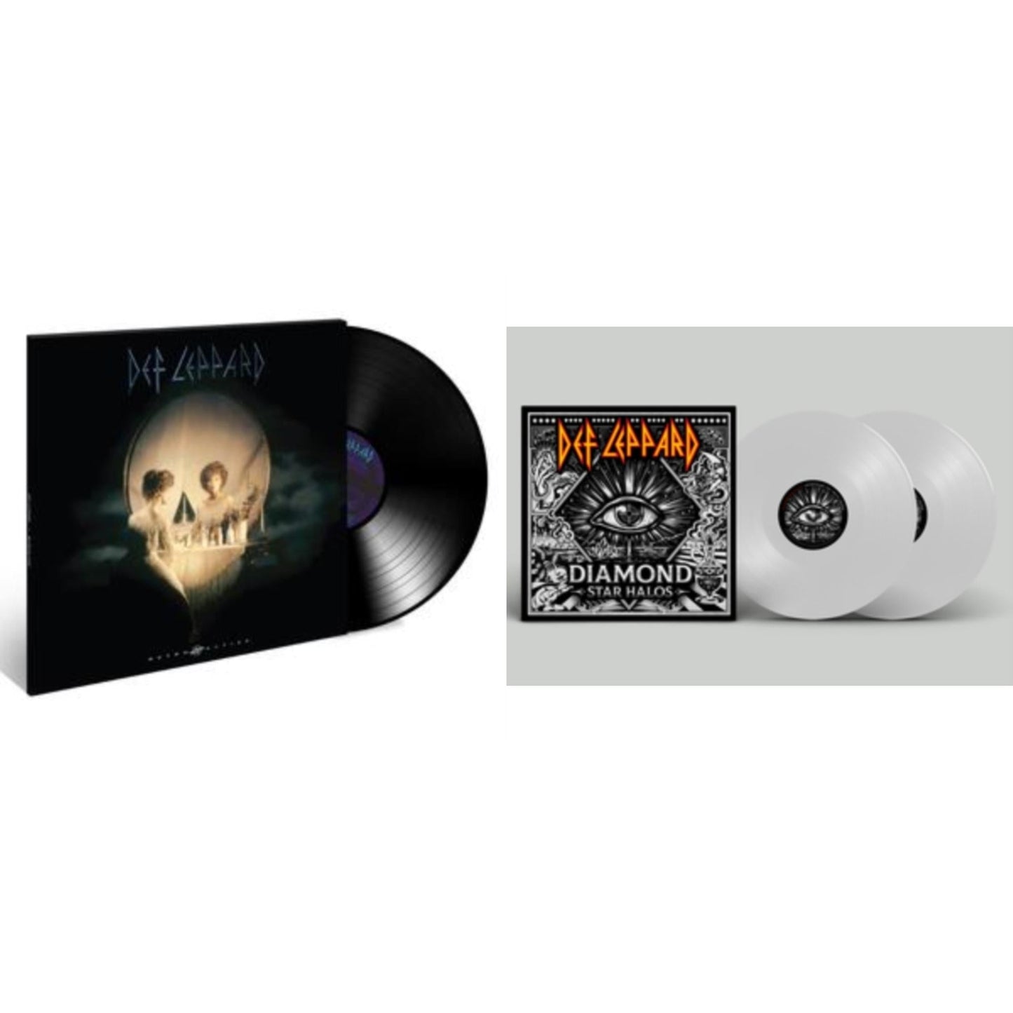 Def Leppard - Diamond Star Halos (Clear Vinyl/2LP) & Retro Active (2LP)