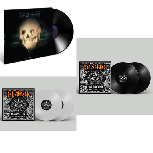 Def Leppard - Diamond Star Halos (Clear Vinyl/2LP) & Diamond Star Halos (2LP) & Retro Active (2LP)