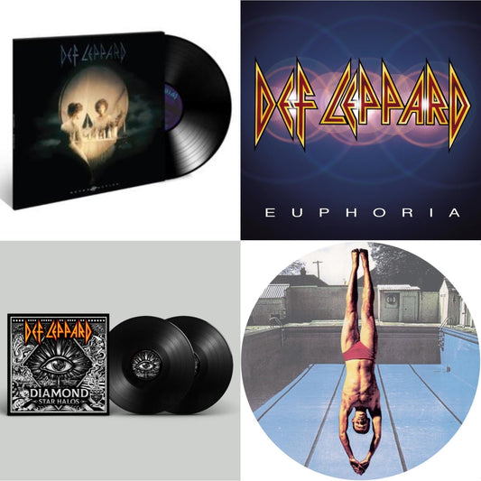 Def Leppard - High 'N' Dry (Picture Dsic) & Diamond Star Halos (2LP) & Retro Active (2LP) & Euphoria (2LP)