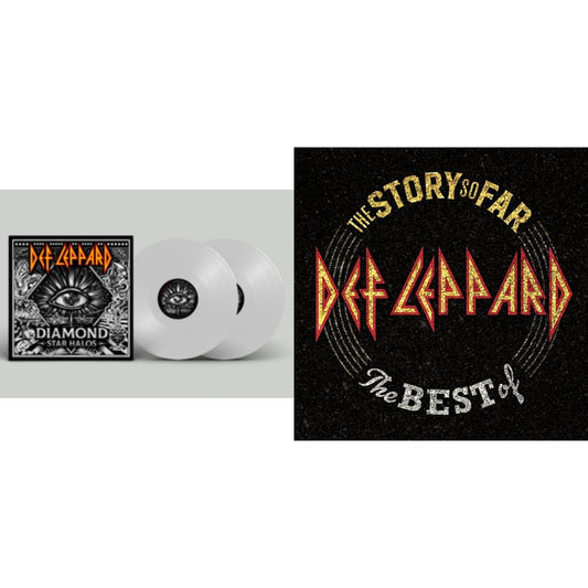 Def Leppard - Diamond Star Halos (Clear Vinyl/2LP) & Story So Far: The Best Of Def Leppard (2 LP)