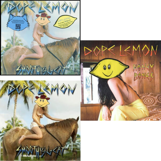 Dope Lemon - Smooth Big Cat (Picture Disc) & Smooth Big Cat (Turquoise LP Vinyl) & Honey Bones (X) (Transparent Yellow LP Vinyl)
