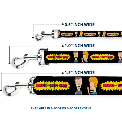 Beavis And Butthead Title Logo Dog Leash