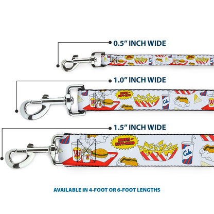 Beavis and Butthead Burger World Icons Dog Leash