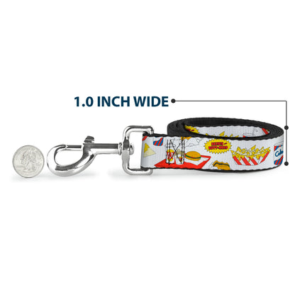 Beavis and Butthead Burger World Icons Dog Leash