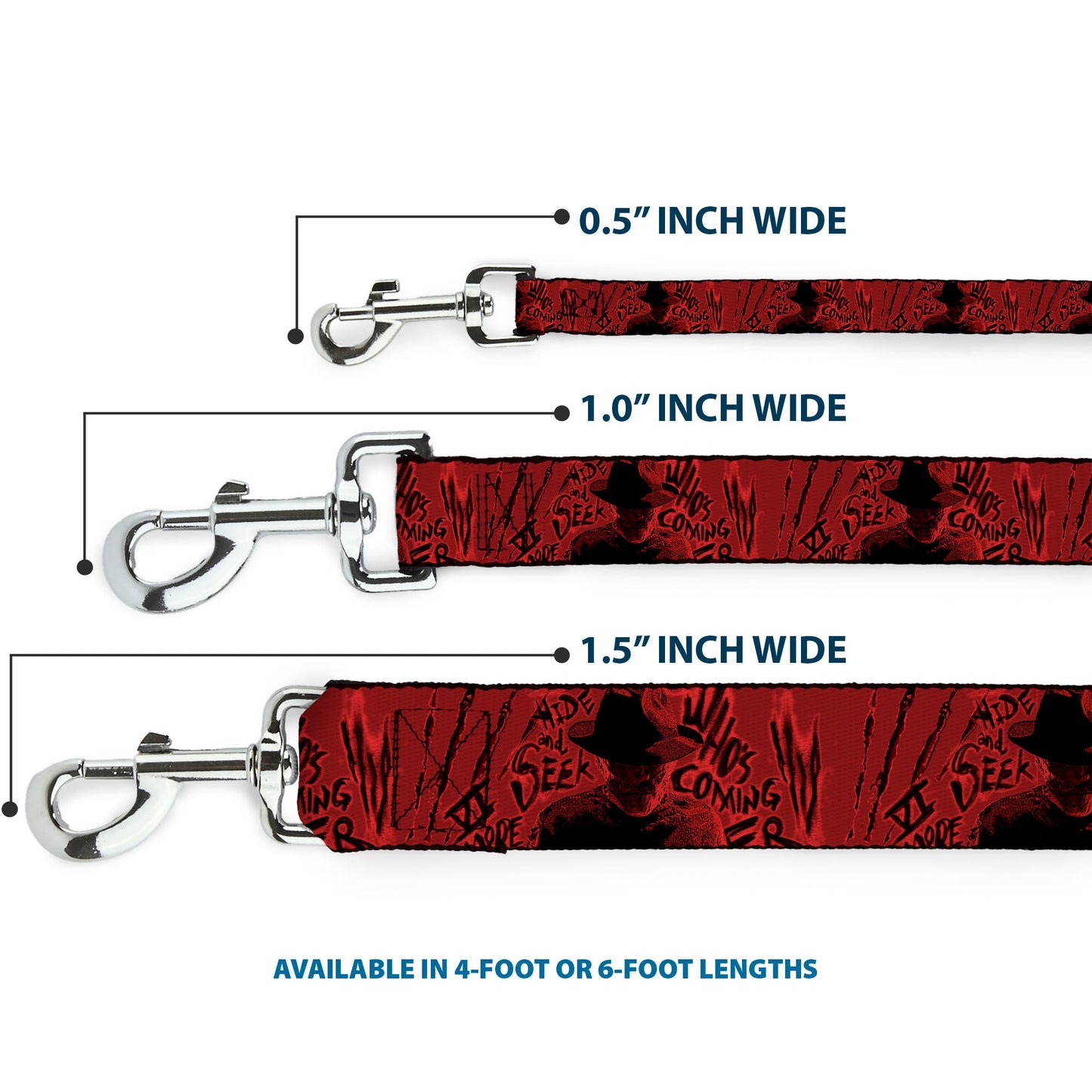 Nightmare On Elm Street Freddy Poses Dog Leash