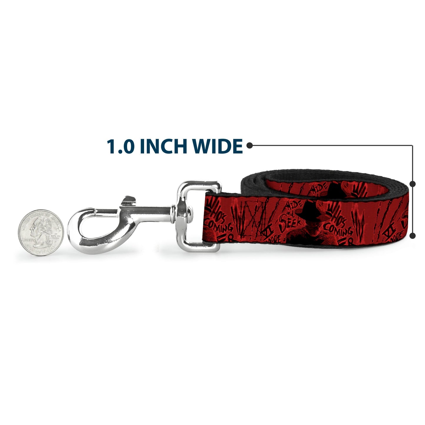 Nightmare On Elm Street Freddy Poses Dog Leash