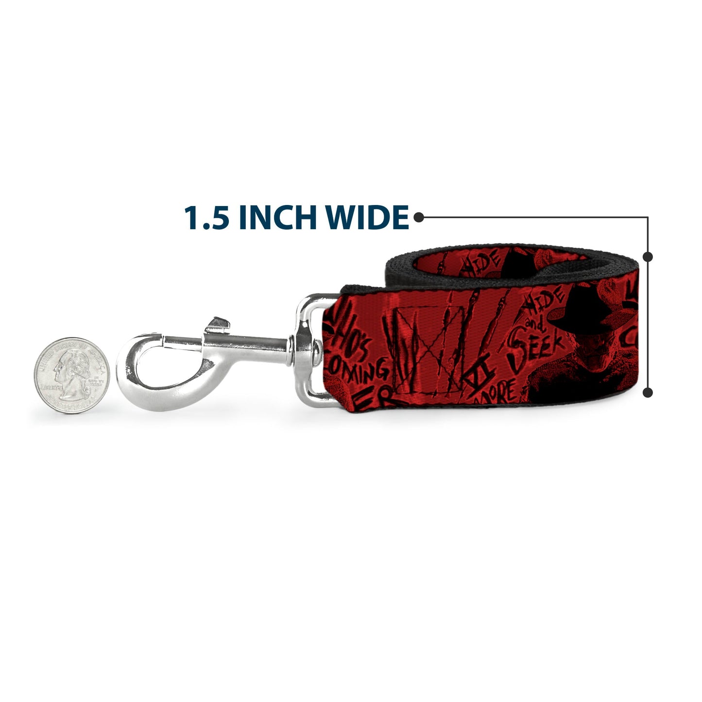 Nightmare On Elm Street Freddy Poses Dog Leash