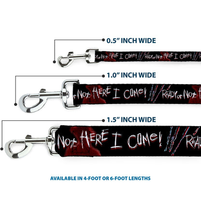 Nightmare on Elm Street Ready Or Not Here I Come Freddy Dog Leash
