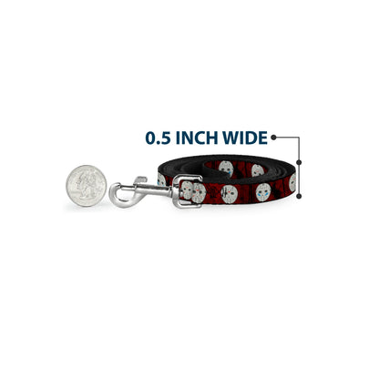 Friday the 13th Jason Hockey Mask Dog Leash