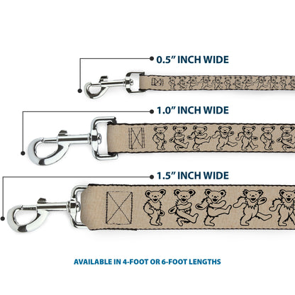 Grateful Dead Dancing Bears Dog Leash