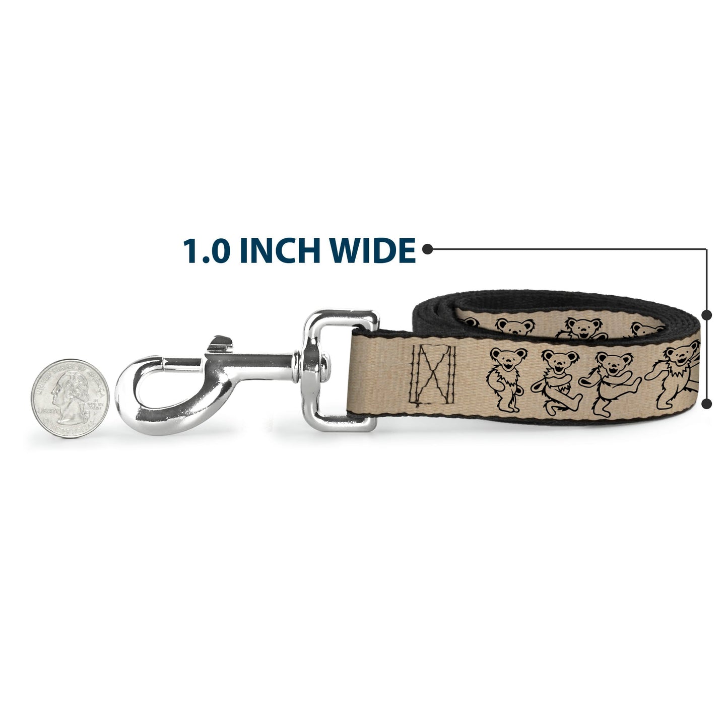 Grateful Dead Dancing Bears Dog Leash