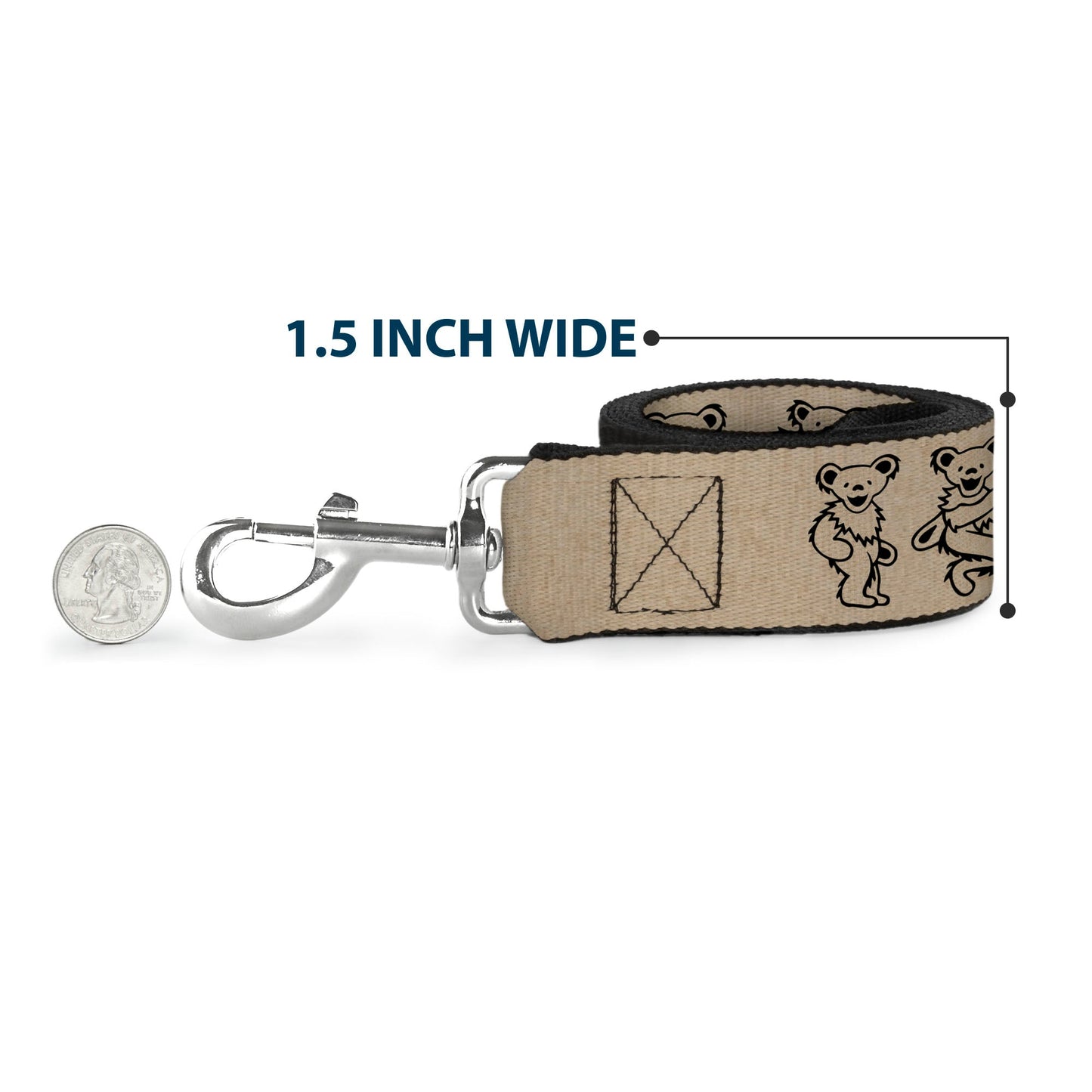 Grateful Dead Dancing Bears Dog Leash