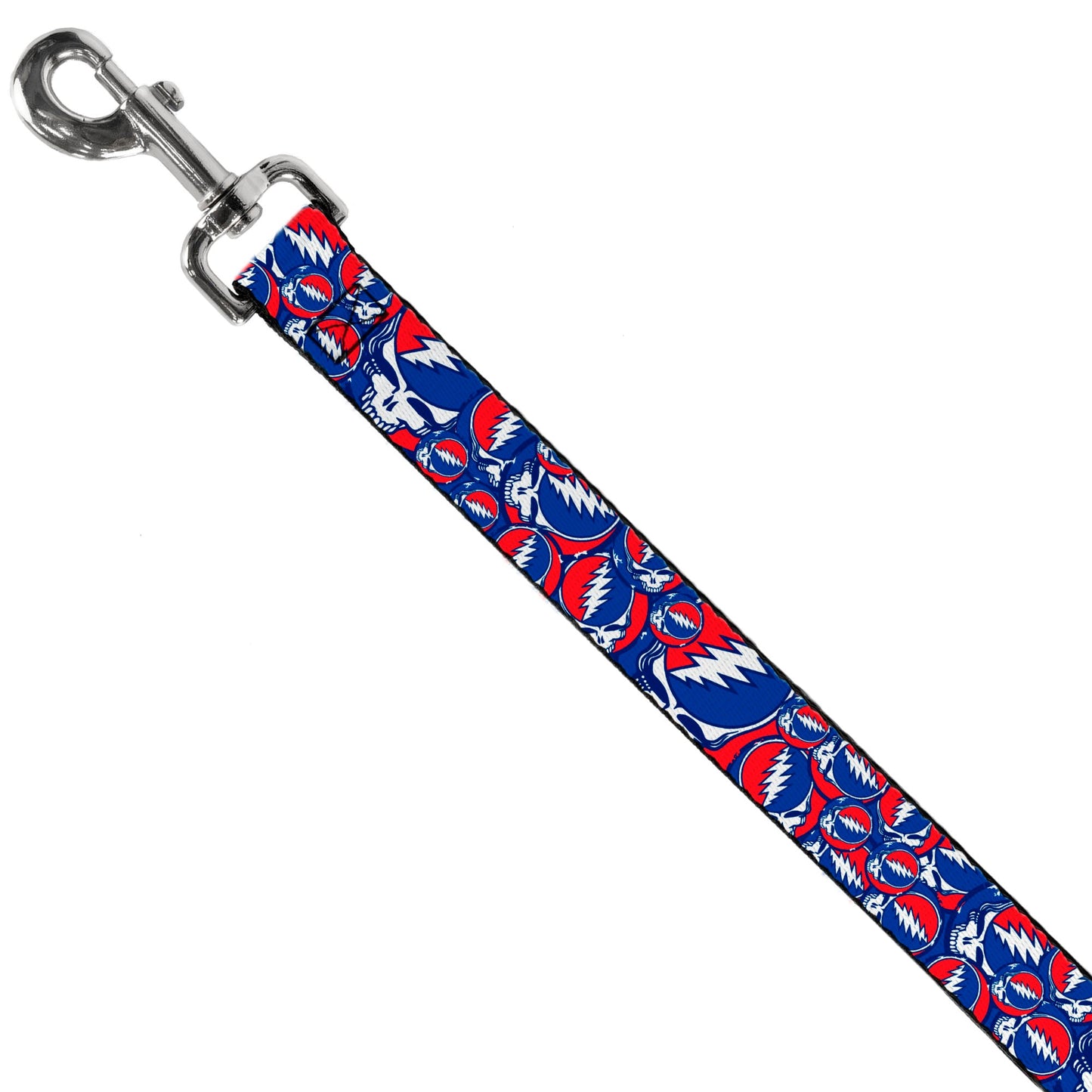 Grateful Dead Steal Your Face Stacked Dog Leash