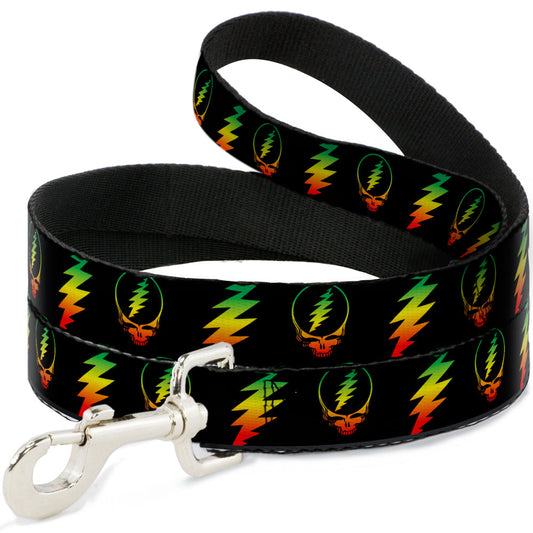 Grateful Dead Steal Your Face With Lightning Bolt Dog Leash