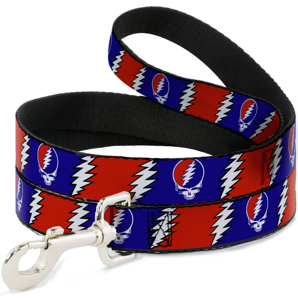 Grateful Dead Steal Your Face With Lightning Bolt Dog Leash