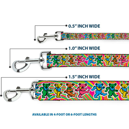 Grateful Dead Dancing Bears Dog Leash