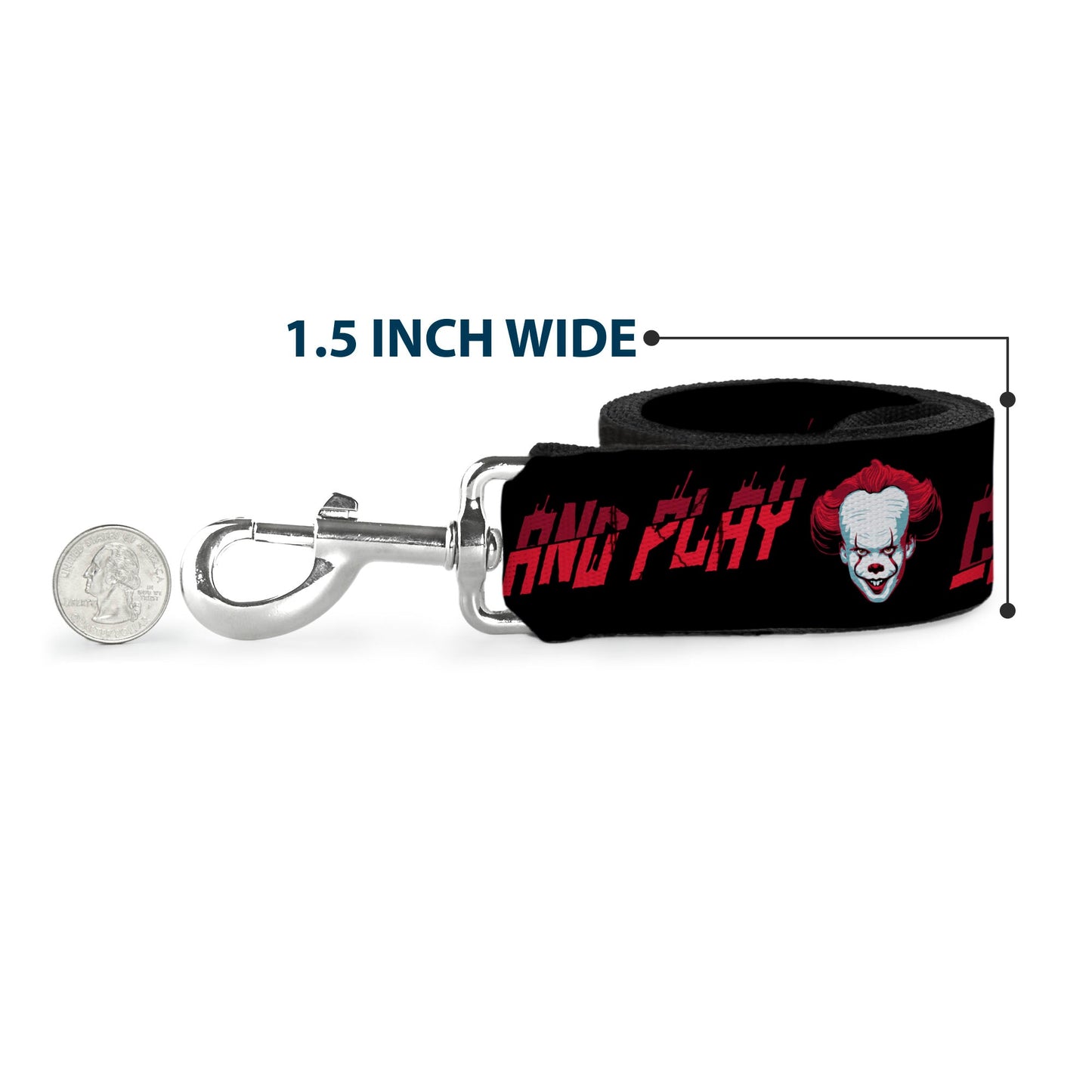IT Chapter Two Pennywise Face Come Back and Play Dog Leash