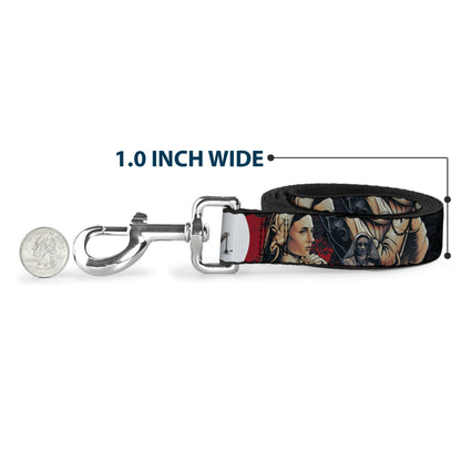 The Nun Sister Irene Poses Collage Dog Leash