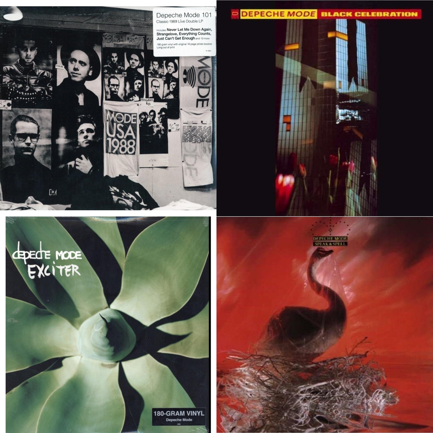 Depeche Mode - 101 (2LP/180G) & Black Celebration & Exciter & Speak & Spell