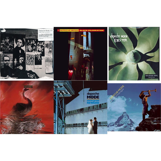 Depeche Mode - 101 (2LP/180G) & Black Celebration & Exciter & Speak & Spell & Some Great Reward & Construction Time Again