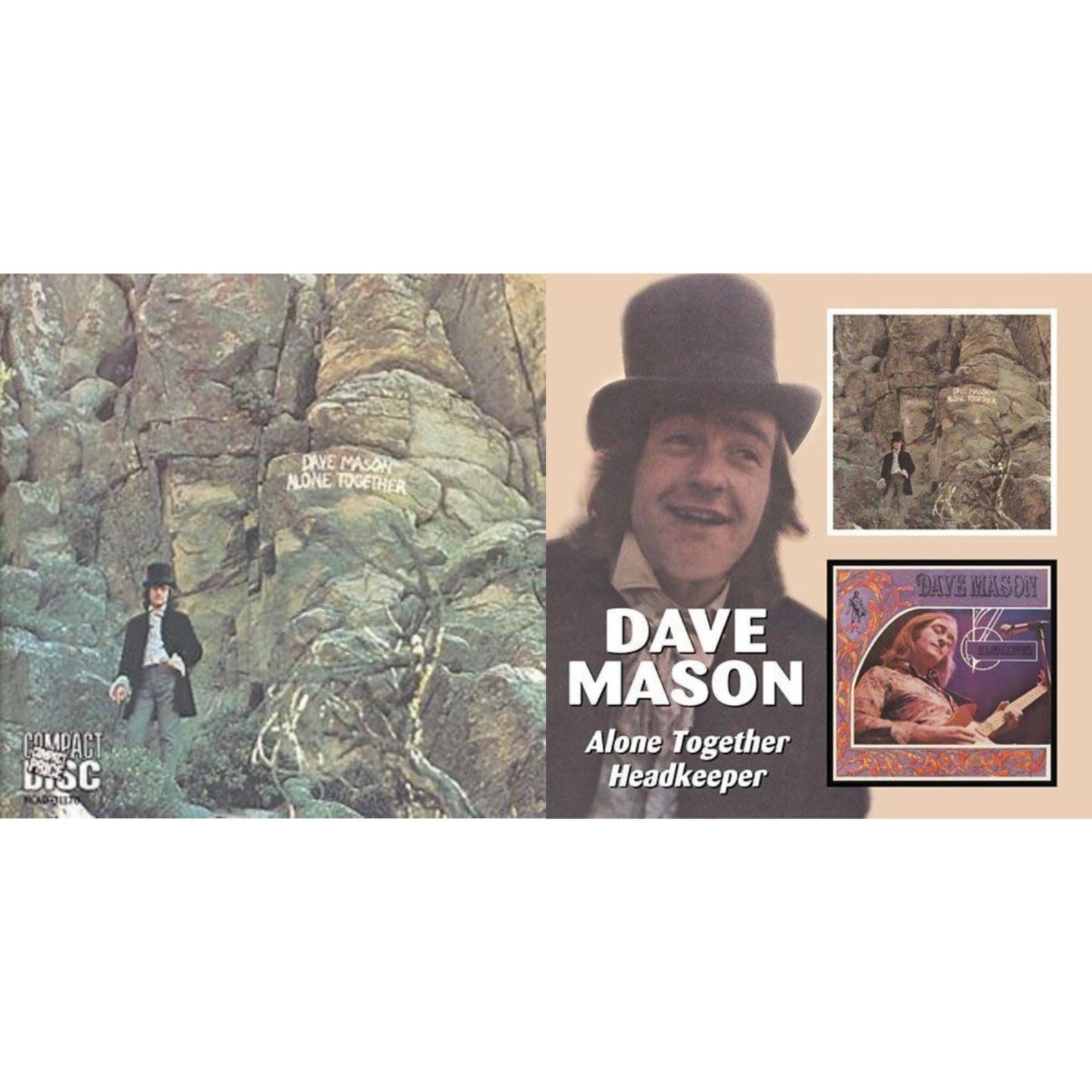 Dave Mason - Alone Together & Alone Together / Headkeeper (Remastered) - CD Bundle