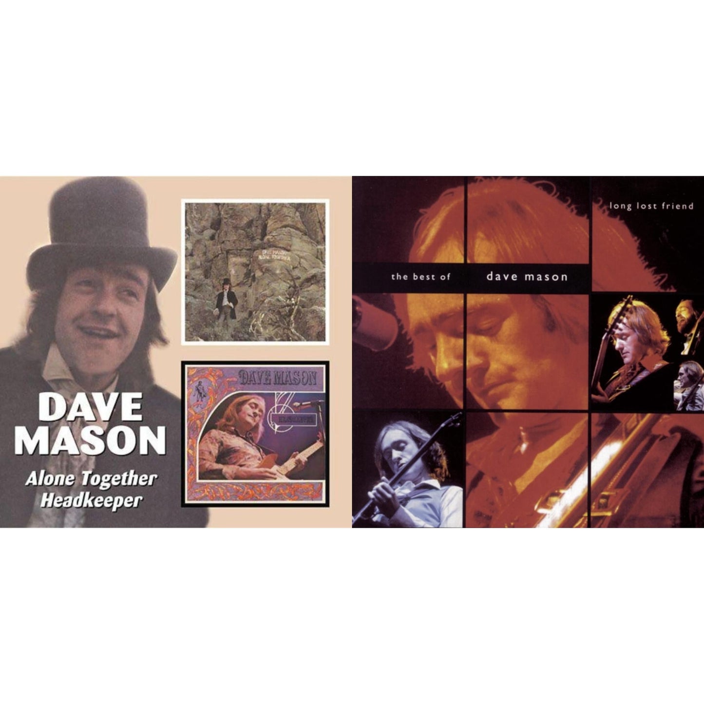 Dave Mason - Alone Together / Headkeeper (Remastered) & Long Lost Friend: Best Of - CD Bundle