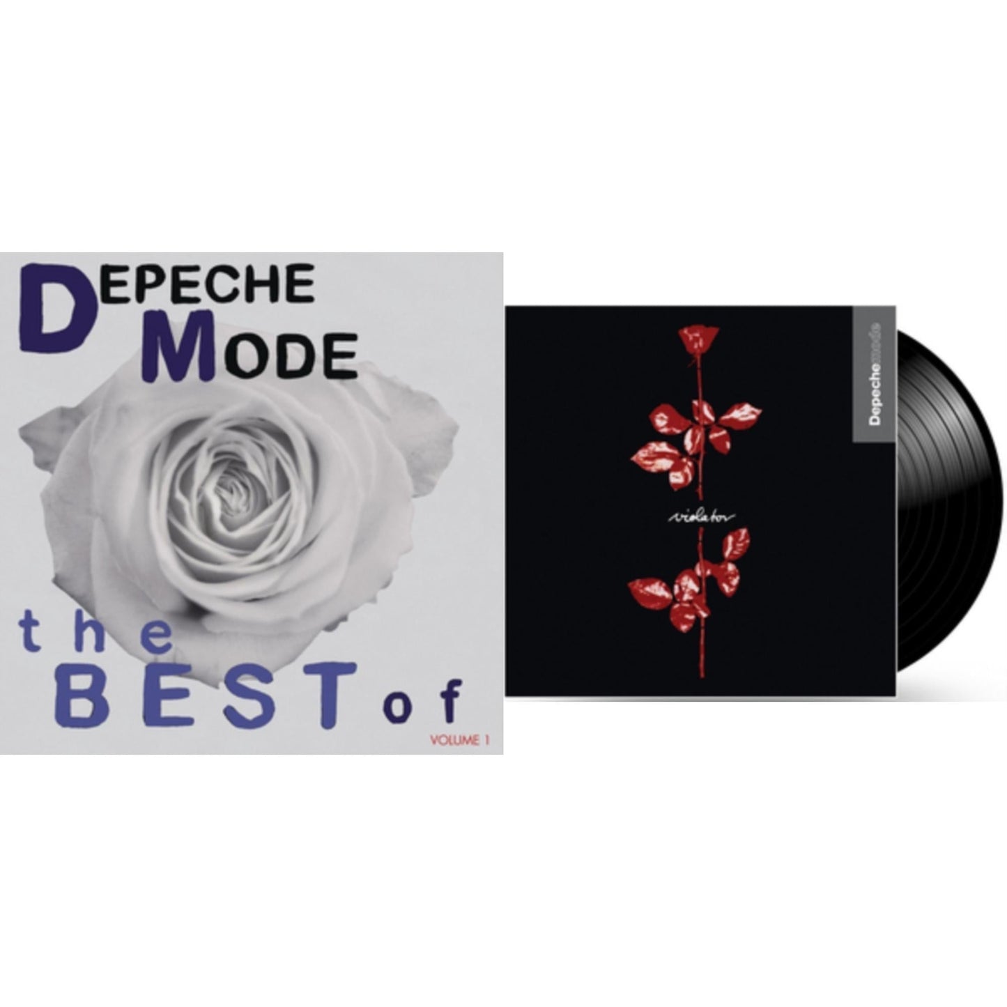 Depeche Mode - Violator (180G) & Best Of Depeche Mode Vol.1 - LP Vinyl Bundle