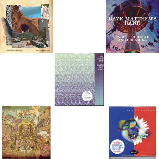Dave Matthews Band - Walk Around The Moon & Big Whiskey & The Groogrux King (2LP/Gatefold) & Remember Two Things (2LP/180G/Dl Card) & Under The Table And Dreaming (2 LP/150G/Dl Code) & Crash Anniversary Edition (2LP/180G/Dl Card/Deluxe LP/Gatefold)