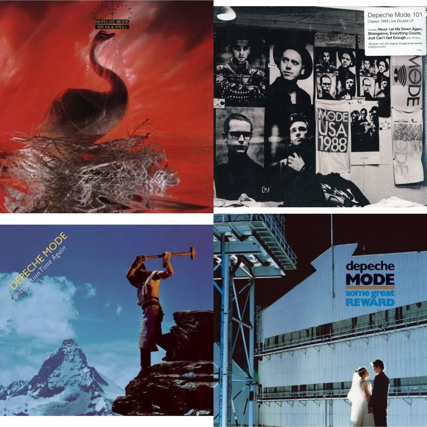 Depeche Mode - Speak & Spell & 101 (2LP/180G) & Construction Time Again & Some Great Reward