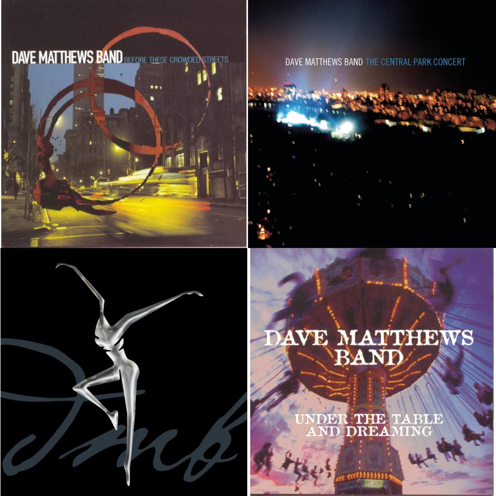 Dave Matthews Band - Before These Crowded Streets & Central Park Concert & Stand Up & Under The Table And Dreaming - CD Bundle