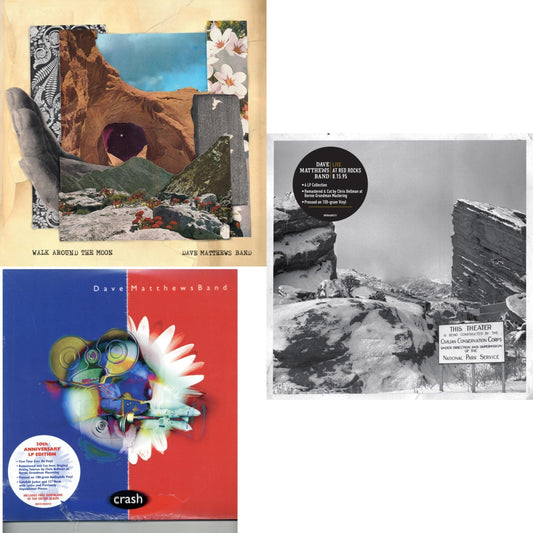 Dave Matthews Band - Walk Around The Moon & Crash Anniversary Edition (2LP/180G/Dl Card/Deluxe LP/Gatefold) & Live At Red Rocks 8.15.95 (4LP/150G/Box)