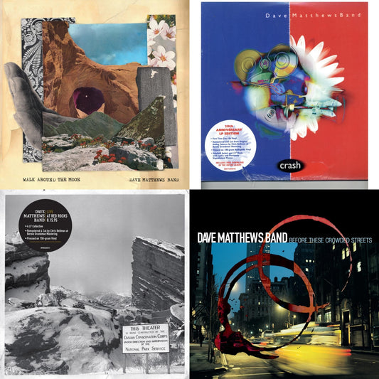 Dave Matthews Band - Before These Crowded Streets (2LP) & Walk Around The Moon & Crash Anniversary Edition (2LP/180G/Dl Card/Deluxe LP/Gatefold) & Live At Red Rocks 8.15.95 (4LP/150G/Box)