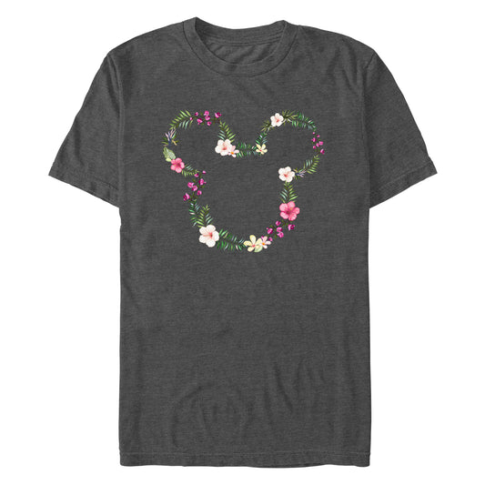 Men's Disney Floral Mickey T-Shirt