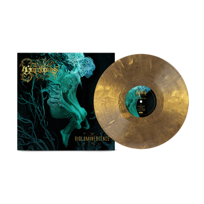 Dawn of Ouroboros - Bioluminescence on Gold Black Ice Vinyl Record