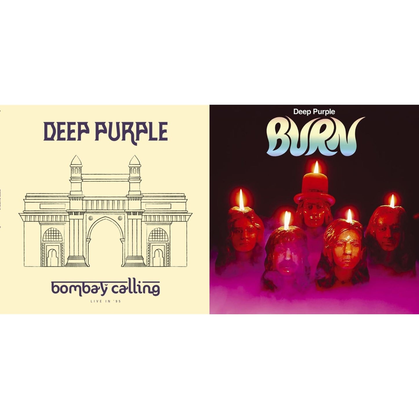 Deep Purple - Bombay Calling (Live In '95) (3LP/DVD) & Burn (Purple LP Vinyl) (Rocktober)