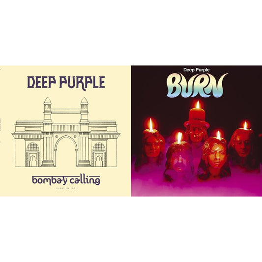 Deep Purple - Bombay Calling (Live In '95) (3LP/DVD) & Burn (Purple LP Vinyl) (Rocktober)