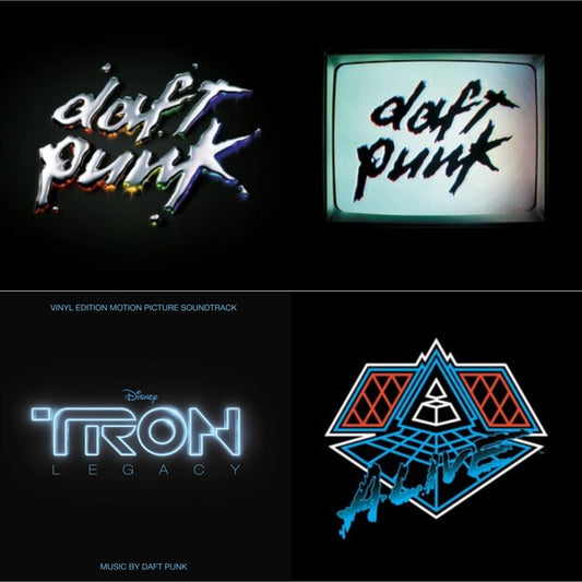 Daft Punk - Discovery & Human After All (2LP) & Tron: Legacy Ost (2LP/180G) & Alive 2007 (2LP)