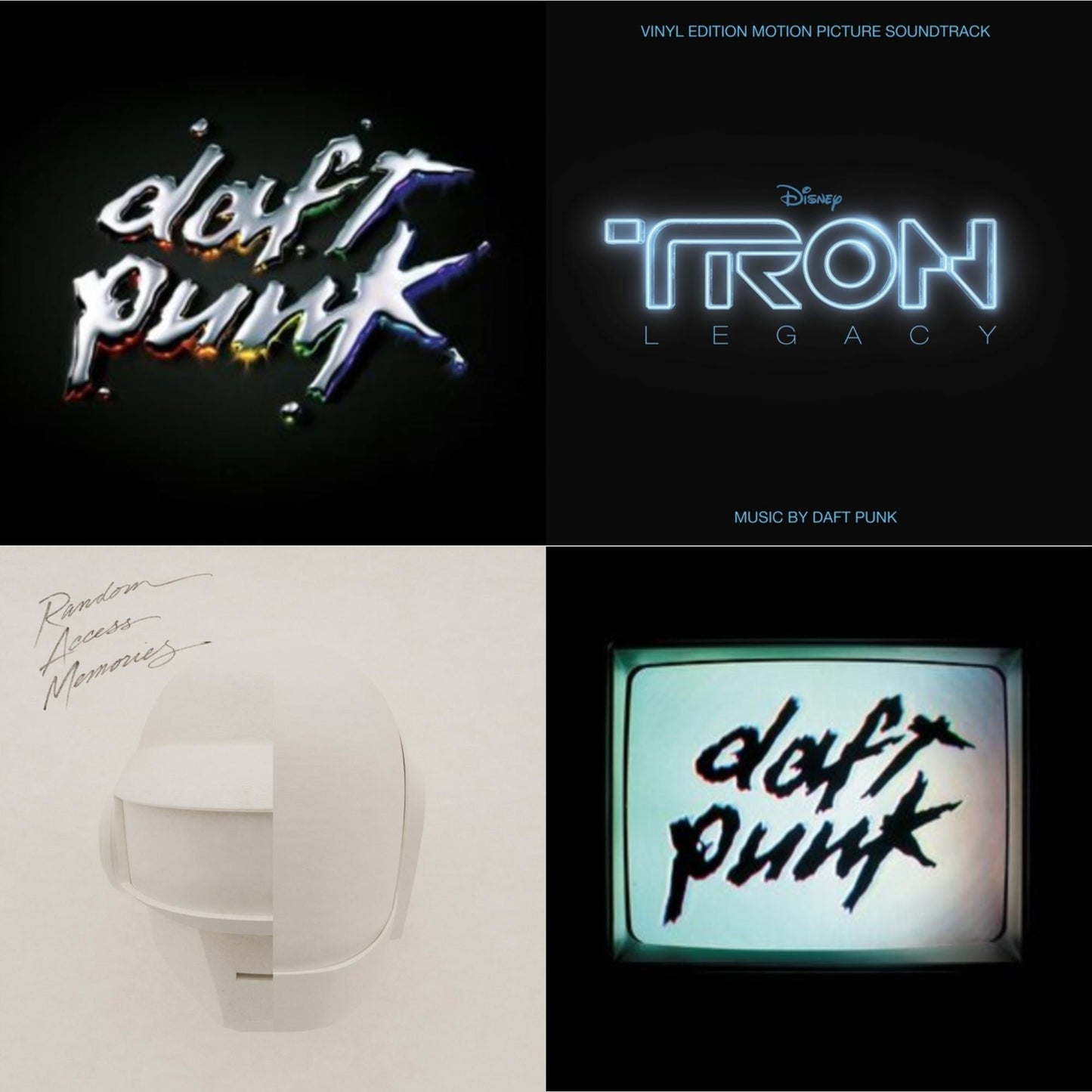 Daft Punk - Tron: Legacy Ost (2LP/180G) & Human After All (2LP) & Discovery & Random Access Memories (Drumless Edition) (2LP/180G)